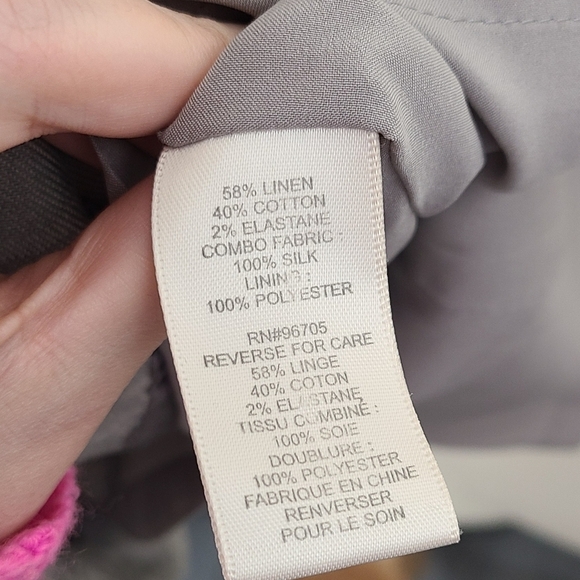 Rebecca Taylor sheath dress ivory silk gray leopard linen Office Women's size 4 - Picture 7 of 7